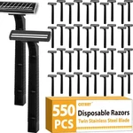 Cxyary 550 Pcs Twin Blade Disposable Razors With Clear Safety Cap, Shaving Ra.... Fixed Price $107.90.