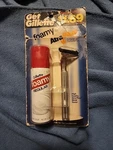 Nos Vintage Gillette Atra Plus Cartridge Razor Foamy Regular Shave Cream 80S. Fixed Price $40.00.