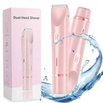 Dual Head Electric Women Shaver 2 In 1 Waterproof Lady Razor For Private Area. Fixed Price $12.89.