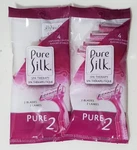 Set Of 2 Pure Silk Spa Therapy Women's Razors 8 Total Disposable Pink. Fixed Price $12.99.