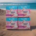 Gillette Venus Comfort Glide White Tea 3 Blades 16 Refill Cartridges New Sealed. Fixed Price $19.95.