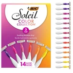 Bic Soleil Smooth Colors Women's Disposable Razors, With 3 Blades, 14 Count. Fixed Price $15.99.