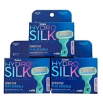 3 Packs Schick Hydro Silk Expert Care Sensitive Razor Cartridges 4 Each Box. Fixed Price $21.99.