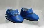 Monique Small Splendid Style - Doll Shoes 28MM Royal Blue. Fixed Price $5.50.