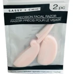 Sassy+chic Facial Razor. Flaw Less Make Up -1PK Of 2PCS-BRAND New-ships 24 Hrs. Fixed Price $15.88.