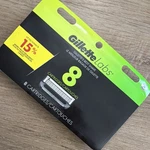 Gillettelabs Refill Cartridges 8 Pack, 5-BLADE Stainless Steel. Fixed Price $25.99.