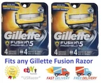 8 Gillette Fusion Proshield Razor Blades Flexball Cartridges Refills Fits Power. Fixed Price $31.99.