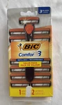 Bic Comfort 3 Refillable Three-blade Disposable Razors Men 11 Cartridges. Fixed Price $14.99.