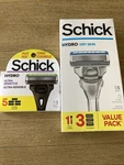 Schick Dry Skin Hydro Razor 1 Handle 3 + 5 Refill Set New. Fixed Price $28.95.