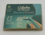 Gillette Sensor Excel For Women Razor Blade 15 Refills Cartridges New 1998. Fixed Price $59.99.