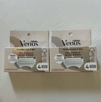 2X Gillette Venus Pubic Hair & Skin Refill Cartridges Women 4 Count Each. Fixed Price $25.00.