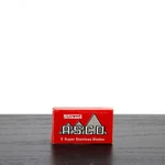 Asco Super Stainless Red Double Edge Razor Blades. Fixed Price $6.98.