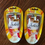 2 Pack Women's Bic Soleil Smoother Shave Disposable Triple Blade 8 Razors. Fixed Price $19.99.