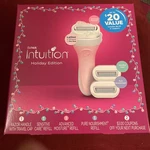 New Schick Intuition Razor Handle + 3 Refills Different Sensitive Cartridges. Fixed Price $13.49.