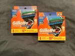 2 Pks Brand New Gillette Mens Fusion 5 Proglide Razor Cartridges 16 Refills. Fixed Price $43.69.