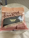 Vintage Schick Personal Touch Razor Cartridge With Aloe Strip 4 Pack Refills. Fixed Price $39.99.