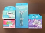 Gillette Venus Smooth Women's Razor & Cartridges Mixed Lot Nib. Fixed Price $31.99.