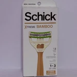 Schick Xtreme Bamboo Hybrid Razor Handle + 3 Cartridges New Sealed Father's Day. Fixed Price $11.99.