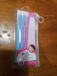 New Plum Beauty Facial Razors Eyebrow Shaping, Exfoliation Travel Case. Fixed Price $10.00.