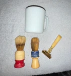 Vintage Schick Sharp Razor Ever-ready &ever-keen Shave Brushes With Mug. Fixed Price $6.50.