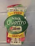 Schick Quattro Aloe & Vitamin Women's Disposable Razors 3 Pack - Brand. Fixed Price $15.49.