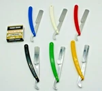 6 Pcs Turkish Style Sedef Black Straight Razor MIX+100 Perma Sharp Blades. Fixed Price $16.99.