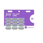 Joy Womens Razor Blade Refills, 12 Count, Purple, Lubrastrip To Help Avoid Sk.... Fixed Price $45.93.