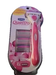 Schick Quattro For Women 1 Razor Handle, Shower Hanger + 4 Cartridges. Fixed Price $16.47.