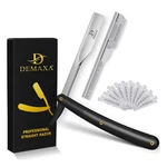 Straight Razor Shavette Barber W 20 Blades Kit Men Shaving Set. Fixed Price $19.99.