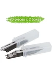 20 Replacement Blades For Tweezerman Dermaplaning Tool Eyebrow Facial Razor. Fixed Price $16.99.