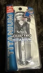 Schick Quattro Titanium Limited Edition Wolverine Razor Factory Sealed. Fixed Price $17.98.