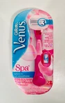 Gillette Venus Spa Razor, Shower Holder, 2 Cartridges W/ White Tea Gel Bars. Fixed Price $14.99.