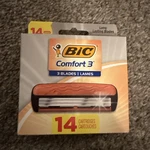Bic Comfort 3 Refillable Razor Cartridges - 14 Count Brand New. Fixed Price $14.99.