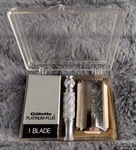 Vintage Gillette Platinum Plus Travel Set Razor & Blade. Fixed Price $34.00.