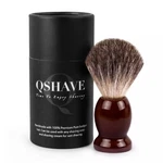 Qshave Man Pure Badger Hair Wet Shaving Brush Real Wood For Beard Mustache. Fixed Price $23.85.