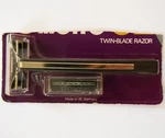 Vintage Gillette Gii Razor + Cartridge Trial Pack Unopened West Germany Rare. Fixed Price $39.99.