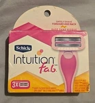 New Schick Intuition F.a.b Razor Refills 4 Pkg.. Fixed Price $52.00.