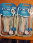 Brand New Gillette Venus Extra Smooth Sesnitive Disposable Razors 2 Packs Of Two. Fixed Price $15.99.