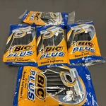 (5) Vintage 1999 Bic Plus Men Beard Softeners Shavers 10 New Package. Fixed Price $48.57.