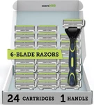 Shavemob 6-BLADE Men's Kit The Caveman Shaving. Fixed Price $25.99.