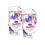 (2 Pack) Schick Quattro For Women Disposable Razors, Sensitive Skin 3 Ea. Fixed Price $19.85.