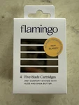 Flamingo Women's Razor 5 Blade Refill Cartridge Pack 4 Count. Fixed Price $10.99.