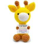 Inspirational Crochet Cheerful Giraffe Christmas Stocking Small, Yellow. Fixed Price $21.88.