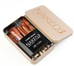 Naked 3 Power Brush Makeup Set Gold Brown Synthetic Fiber With Tin Case. Fixed Price $12.99.