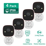 4-PACK Wireless 2.4G Wifi Security Camera System Smart Outdoor Night Vision 3MP. Fixed Price $49.81.