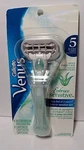 Venus Embrace Sensitive Razor Gillette W/ Touch Of Aloe 1 + Cartridge. Fixed Price $24.99.