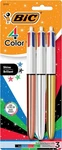 Bic 4 Color Shine Retractable 1 Count (pack Of 3), Black, Blue, Red And Green. Fixed Price $10.44.
