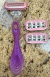 Schick Intuition F.a.b. Razor Refills 3 Cartridges W/compatible Hydro Handle Fab. Fixed Price $38.00.