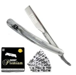 Maquinilla De Afeitar Barbero Para Hombre 100 Cuchillas Porta Navaja Usa. Fixed Price $19.99.