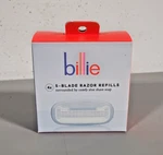 Billie Razor Cartridge - 5 Blade (4 Refills) W/ Aloe Soap. Fixed Price $8.99.